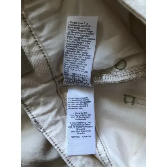 New Madewell The Curvy '90s Straight Jean Ivory Size W28 Tall - Picture 9 of 16